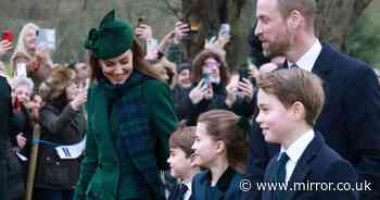 Kate Middleton beams as she joins royals for emotional Christmas Day church visit