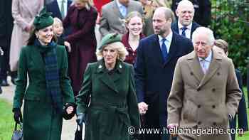 Prince William and Princess Kate reappear as King Charles and Queen Camilla lead royals on Christmas Day