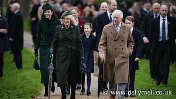 Royals LIVE: King Charles leads family as Queen Camilla, Prince William and Princess Kate arrive at Sandringham church for Christmas Day service