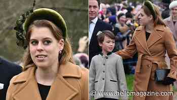 Pregnant Princess Beatrice looks glowing in bump-skimming coat on Christmas Day walkabout