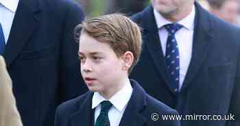 Prince George looks very grown-up on Christmas church visit as fans notice same thing