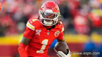 Chiefs rookie Xavier Worthy growing into WR1 for Mahomes