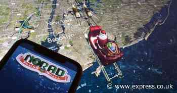 Where is Santa now? Track Father Christmas as he arrives in Great Britain