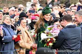 Kate Middleton in revealing gesture as she makes Christmas Day return