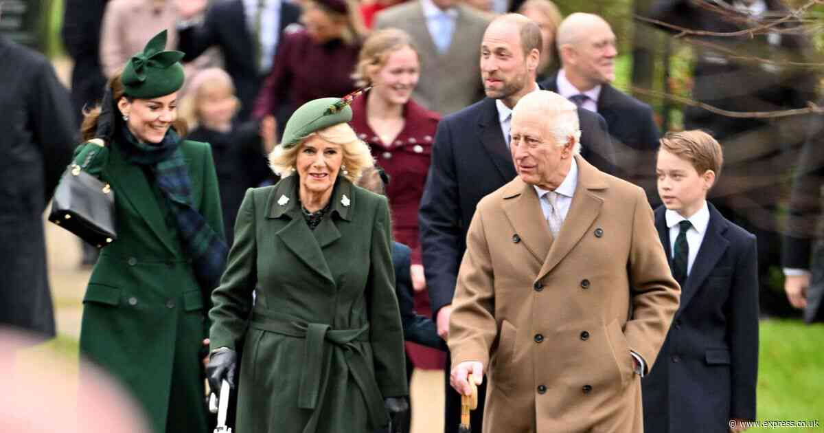 Full list of Royal Family members who joined King Charles on his Christmas Day walkabout