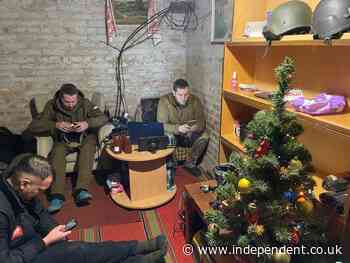 ‘I have to be here. My family understands’: Christmas on the frontline with Ukraine’s drone brigade