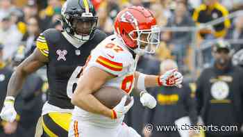 Chiefs' Travis Kelce sets franchise record for receiving touchdowns with Christmas TD vs. Steelers