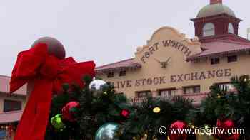 Families from around the world take in Christmas Day at the Fort Worth Stockyards