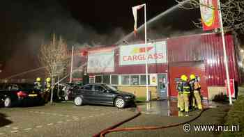 Brand in bandenopslag in Bergen op Zoom onder controle