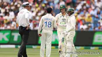 See the shocking moment Virat Kohli bullies Aussie star Sam Konstas in ugly clash as the teenager stuns the cricketing world at the MCG