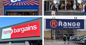 Primark, Home Bargains, B&M and The Range opening times on Boxing Day