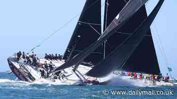 Sydney to Hobart heavyweight barely avoids disaster as chaos hits the start of the famous yacht race