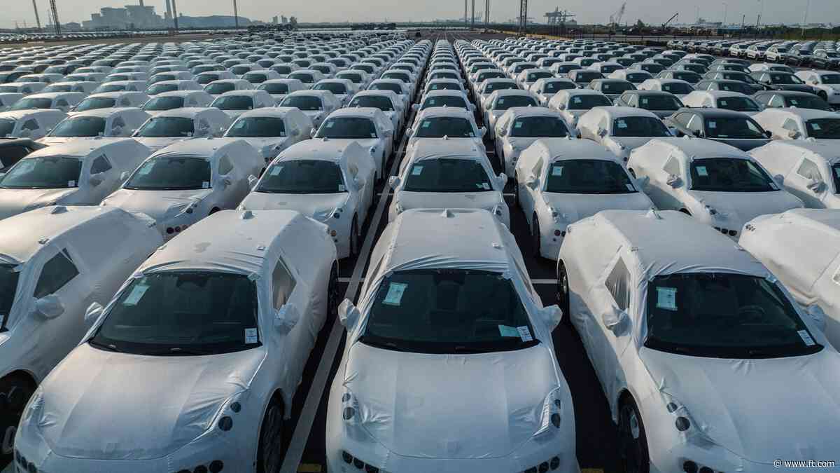 FirstFT: China set to hit EV sales target a decade early