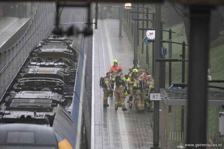 Treinverkeer tijdelijk stilgelegd na brand in trein