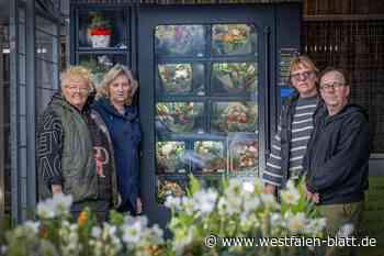 Automat liefert Blumen direkt vom Floristen