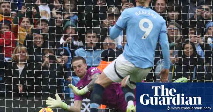 Manchester City held by Everton after Erling Haaland’s penalty miss