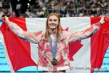 Swimmer Summer McIntosh voted The Canadian Press female athlete of the year for 2024