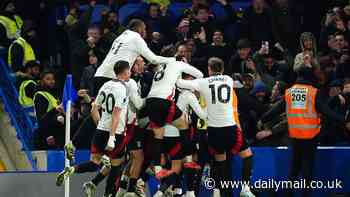 Chelsea 1-2 Fulham: Cottagers stage stunning late comeback with goals from Harry Wilson and Rodrigo Muniz to deal major blow to Blues' Premier League title hopes