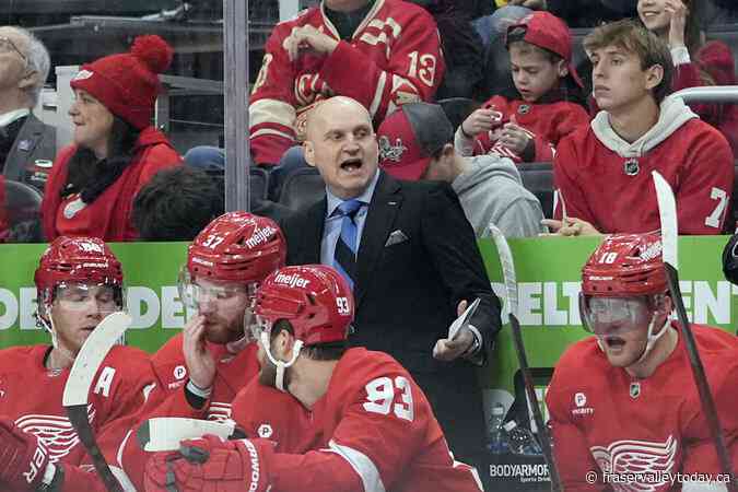 Detroit Red Wings fire coach Derek Lalonde, name Todd McLellan as his replacement