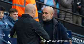 'Not true' - Pep Guardiola responds to touchline behaviour and makes Everton claim