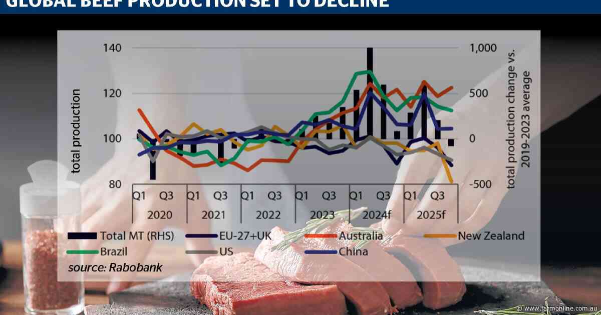 World's big beef producers will have less to sell in 2025 but not Australia