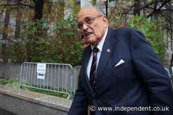 Rudy Giuliani tells judge ‘I gave everything I have to give’ as he braces for contempt hearing