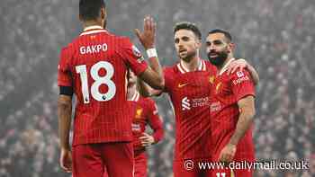 Liverpool 3-1 Leicester: Reds move SEVEN points clear at the top of the Premier League after surviving an early scare from the Foxes