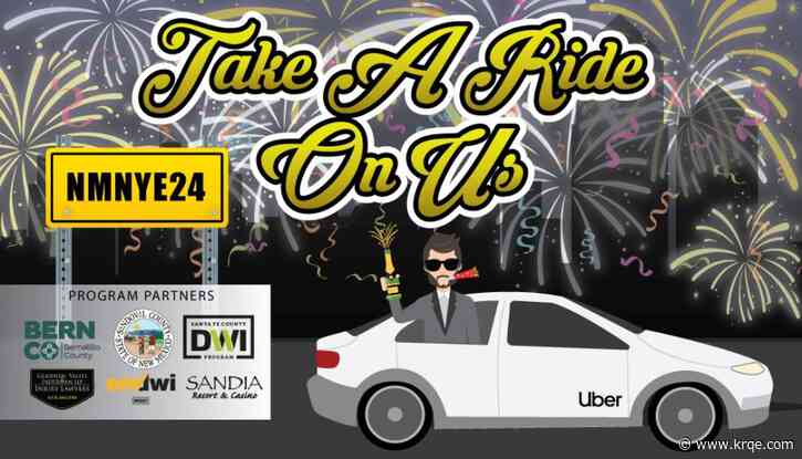 Take a Ride on Us program offering rides for New Year's celebrations