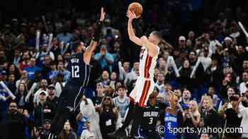 Watch Tyler Herro drain game-winner, lift Heat past Magic in 89-88 defensive matchup