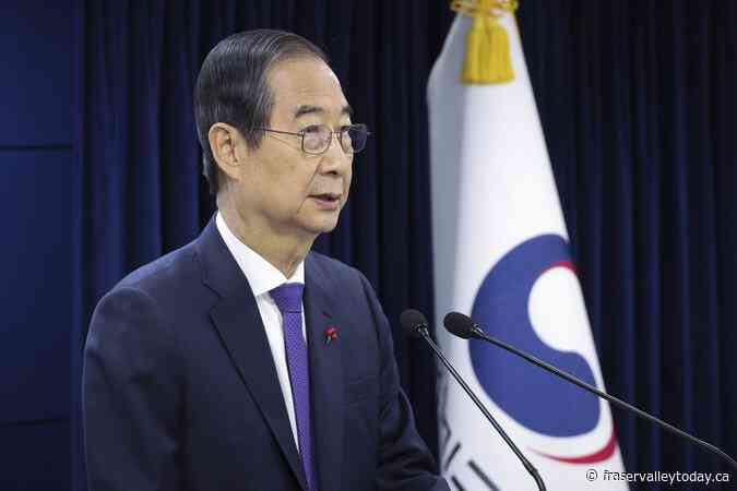 South Korea’s opposition-controlled National Assembly votes to impeach acting President Han