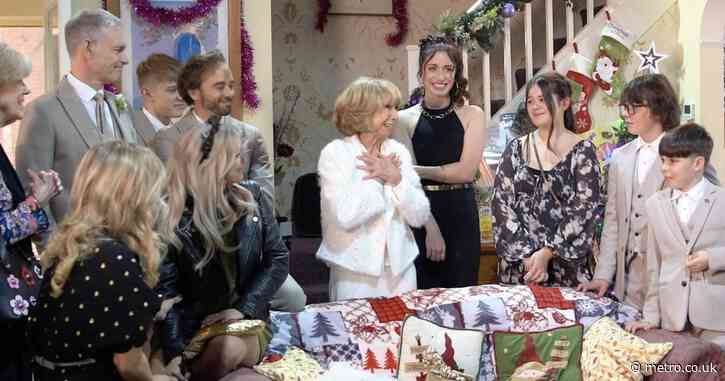 Coronation Street cast reduced to tears as Helen Worth wraps after 50 years