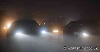 The only times you should use your fog lights and how to avoid £50 fine