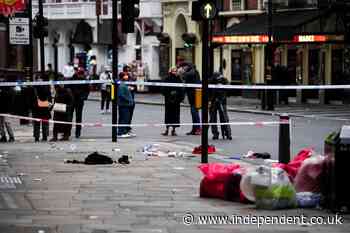 Man charged with attempted murder after four hit by car in London’s West End on Christmas Day