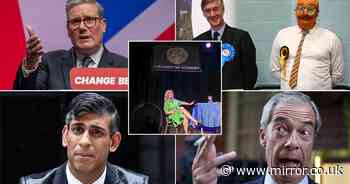 2024's oddest political moments from Truss storming off stage to Tory sex slogan gaffe