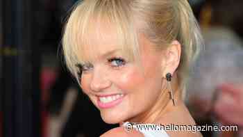 Emma Bunton interrupts Christmas with teenage kids for appearance in thigh-split bridal gown