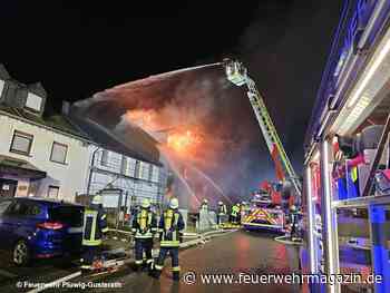 Explosion und Gebäudebrand an Heiligabend