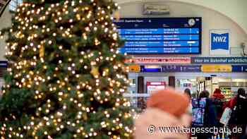 Mehr Menschen wählten die Deutsche Bahn an Weihnachten