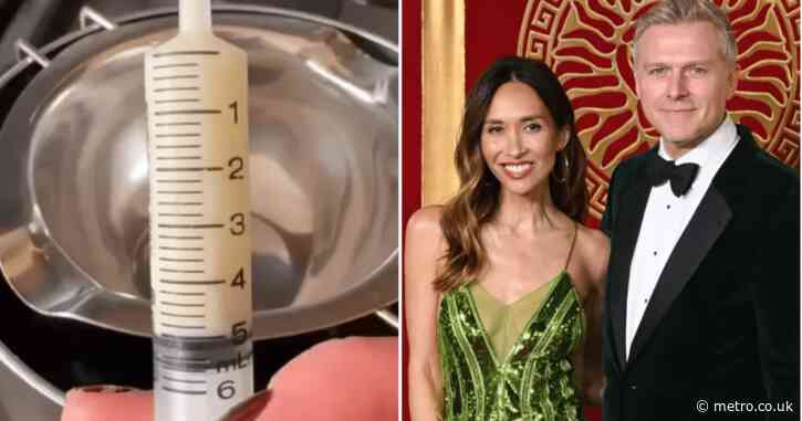 Myleene Klass gifts fiancée her own breast milk as a Christmas present