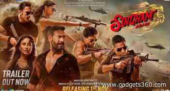 Singham Again Now Streaming on Amazon Prime Video