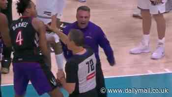 Raptors head coach Darko Rajakovic ejected from game after exploding on referee with profane tirade