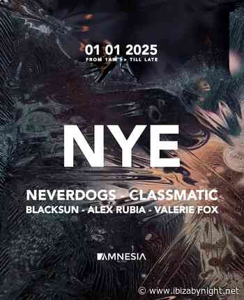 Amnesia Milan presents NYE with Neverdogs, Classimatic & many more!