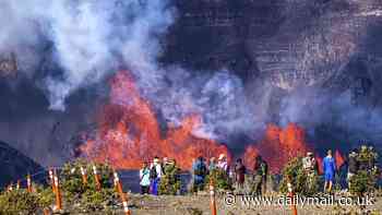 Toddler came within a foot of falling into active Hawaii volcano after mother took her eye off him