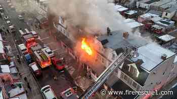 Pa. FFs, residents injured in 3-alarm rowhome fire