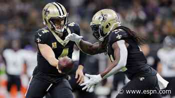 Saints won't have Carr, Kamara against Raiders