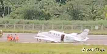 Pucallpa: avioneta aterrizó de emergencia y generó caos en aeropuerto