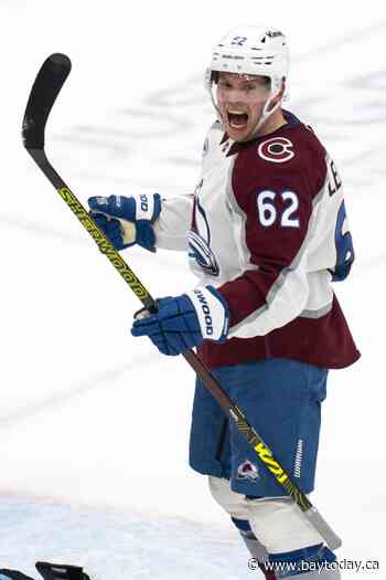 Lehkonen has hat trick, Blackwood stops 34 shots as Avalanche beat Utah 4-1