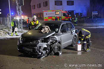 Unfall mit zwei beteiligten Fahrzeugen und mehreren Verletzten