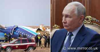 Vladimir Putin apologises over Russia shooting at plane that led to horror Christmas Day crash