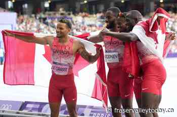 CP NewsAlert: Olympic champion relay sprinters voted Canadian Press team of the year