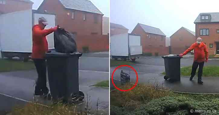 ‘Petty’ binman caught tampering with rubbish bags on Christmas